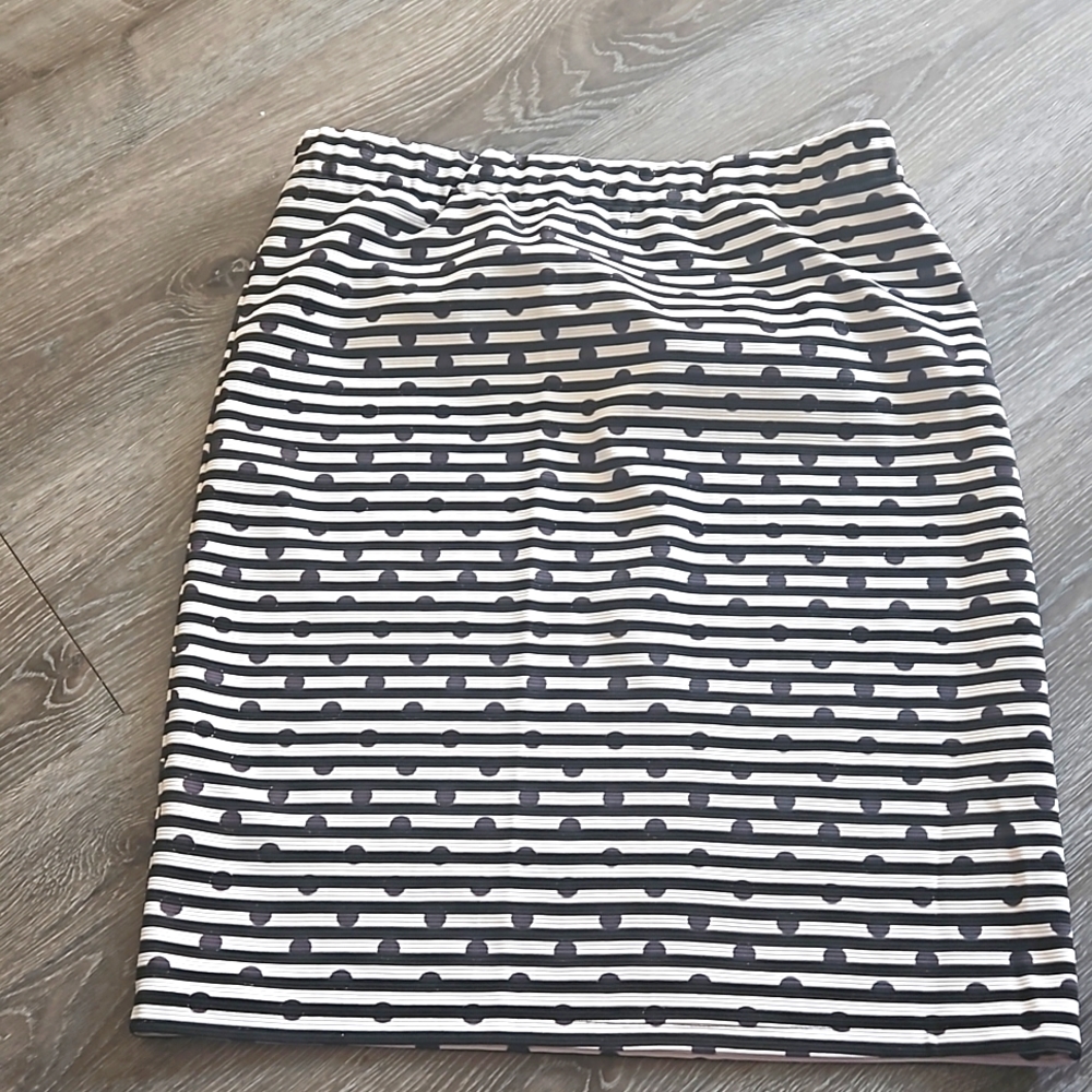 Pencil black/white Carolyn Taylor Skirt